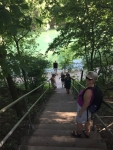 Steps down to Barton Creek
