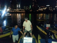 Matt getting back to the dock