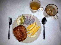 Breakfast in my room