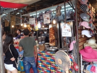 Food stall at the market
