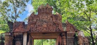 Red Sandstone Carving