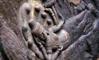 Close up of a Carving