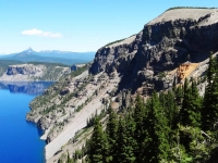 Castle on lake rim