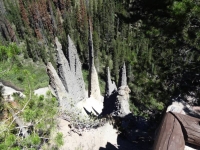 Pinnacles chimneys