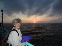 Nan at Sunset