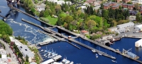 Aerial view of the Locks