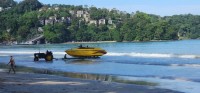 Launching Parasail Boat