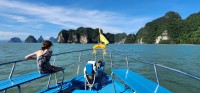 Girl on Bow of Boat