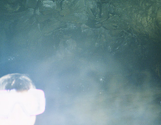 Mist in the bubble cave