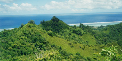 View down from the highest point on our walk