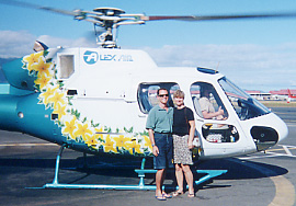 Neil and Nan after the ride