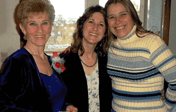 Mom, Pamela, and Leslie Campbell