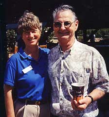 Dad visiting the aquarium