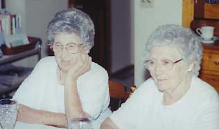 Aunt Odeand Aunt Evelyn