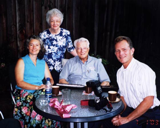 Cindy, Marilyn, Clifford, and Chris Beamer