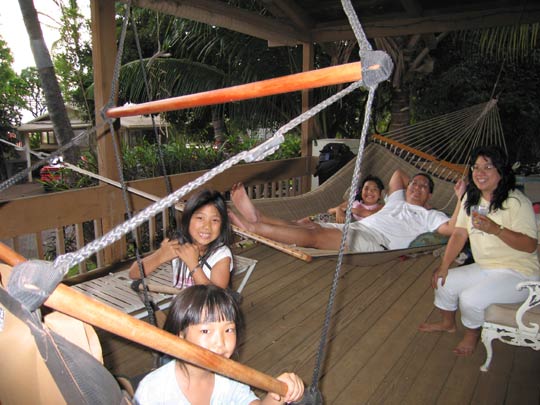 Lanai hammock