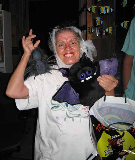 Grandma Dude's Halloween costume