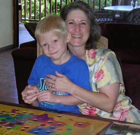 Pamela and Quentin work on State Quarters