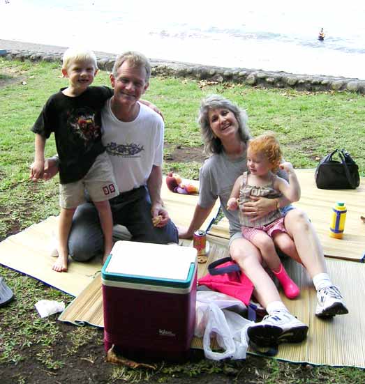 Nothing like a picnic at Hana Bay