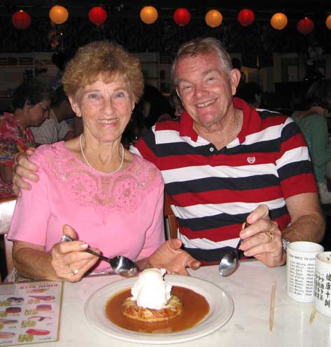 The newlyweds: Audrey and Bill Campbell