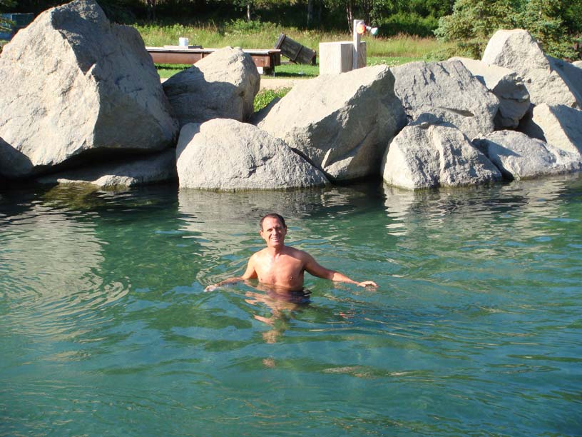 Neil in the Rock Pool