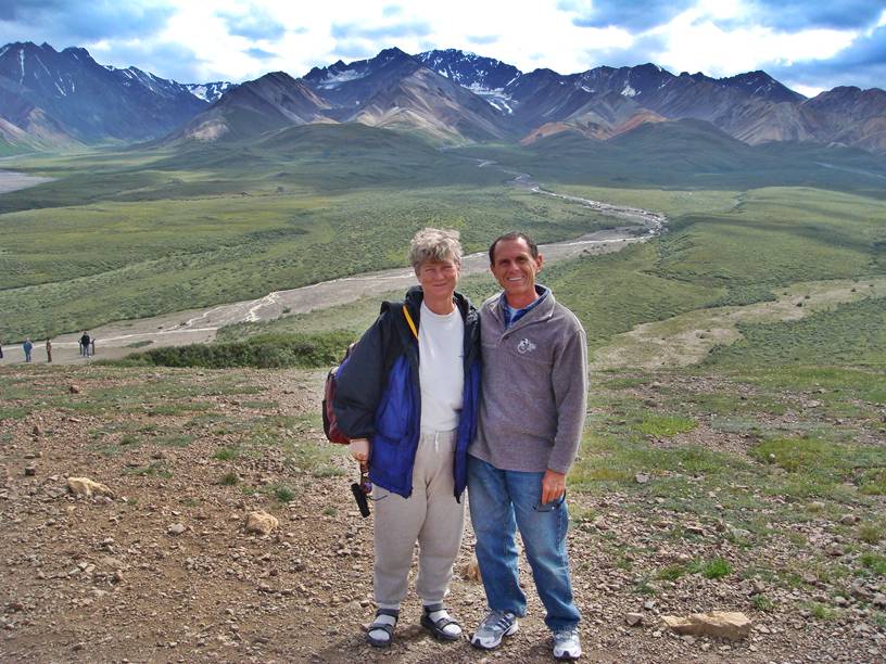 Nan and Neil at Polychrome Pass