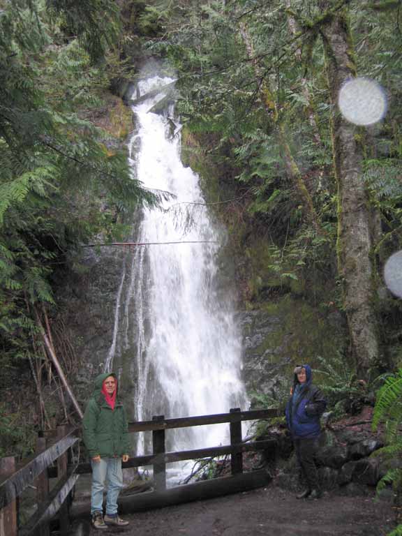 waterfall with two of us