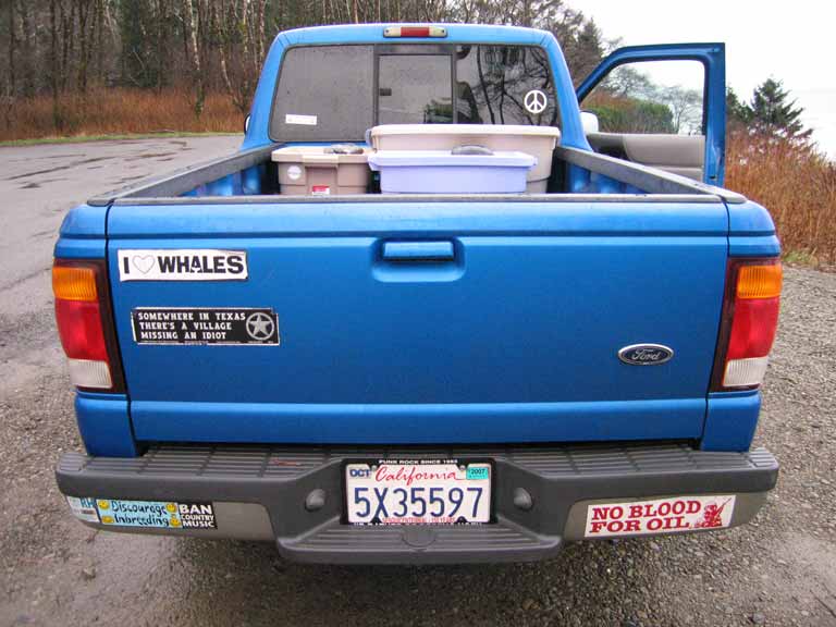 Truck bumperstickers