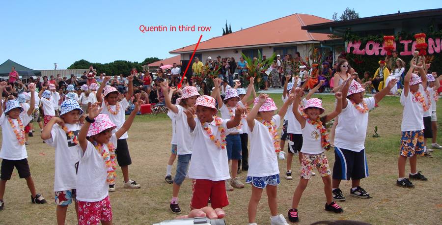 Quentin performing the dance with class