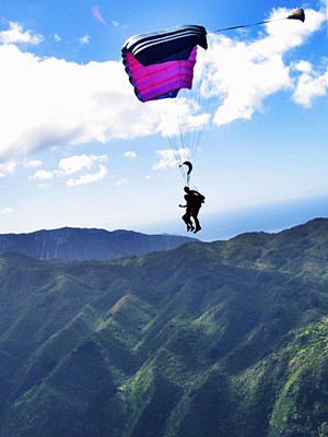 Neil & J.C. flying along