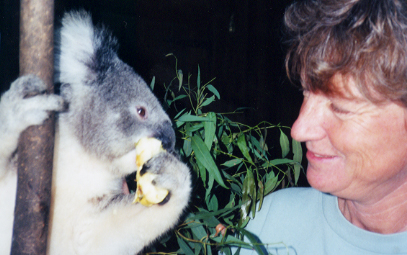 Nan with Susie