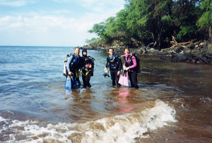 Diving at Makena Landing