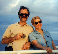 William and Barbara on Sunset Cruise, Kauai