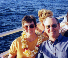 Bob and Jane on sunset dinner cruise