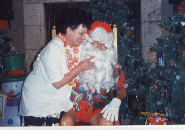 Jean on Santa's knee