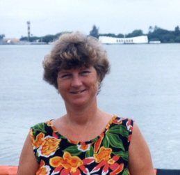 Nanette at Arizonia Memorial