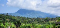 Mount Agung in Clouds