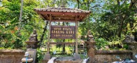 Pura Gunung Kawi Spatu sign