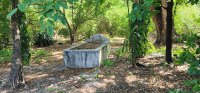 One of the more visible burials