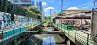 Sathon Canal art looking East