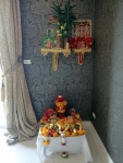Completed alter for the ceremony