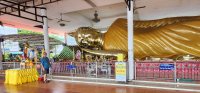 Reclining Buddha at River Boat Pier 