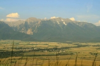 St Ignatius and the Mission Mountains