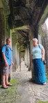 Columns in passageway