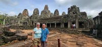 Nan and Neil at Bayon Temple