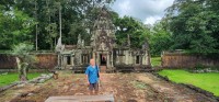 Neil at Gate to Terrace of the Elephants