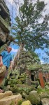 Neil at Ta Prohm Ruins