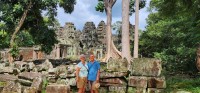 Nan and Neil at Banteay Kdei Temple