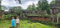 Nan and Neil Preah Khan Walls