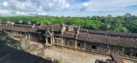 View Looking Down to the Second Terrace